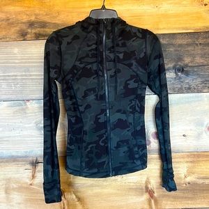 Lululemon hooded define jacket camo size 2